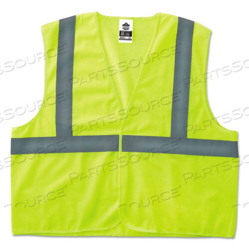 OEM#: 20973GLOWEAR 8205HL TYPE R CLASS 2 SUPER ECONO MESH SAFETY VEST, SMALL/MEDIUM, LIME от Ergodyne