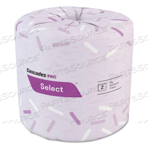 SELECT STANDARD БАННАЯ САЛФЕТКА, 2-СЛОЙНАЯ, БЕЛАЯ, 4,25 X 3,25, 500 ЛИСТОВ/РУЛОН, 96 РУЛОНОВ/КОРОБКА