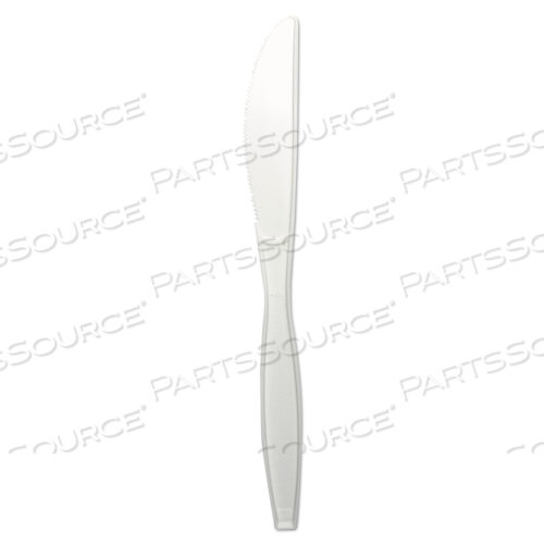 OEM#: BWKKNIFEHWPPWHHEAVYWEIGHT POLYPROPYLENE CUTLERY, KNIFE, БЕЛЫЙ, 1000/КОРОБКА от Boardwalk