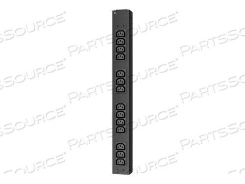 OEM#: AP6003ARACK PDU, BASIC, ПОЛОВИННОЙ ВЫСОТЫ, 100-240 В/20 А, 220-240 В/16 А, (14) C13 от APC / American Power Conversion