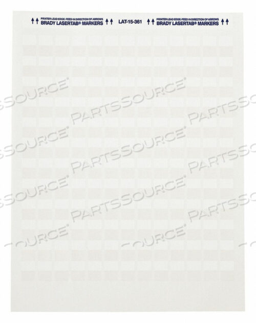 OEM#: LAT-15-361-1ЛАМИНИРОВАННЫЕ МАРКЕРЫ ДЛЯ ПРОВОДОВ И КАБЕЛЕЙ PK7 от Brady Americas