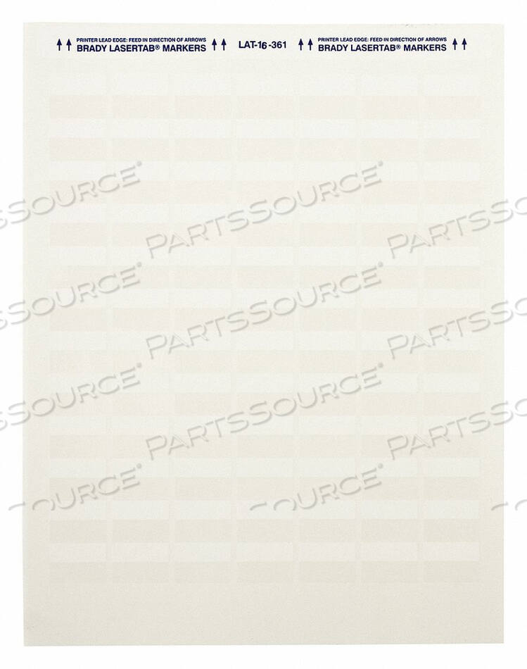 OEM#: LAT-16-361-1ЛАМИНИРОВАННЫЕ МАРКЕРЫ ДЛЯ ПРОВОДОВ И КАБЕЛЕЙ PK12 от Brady Americas