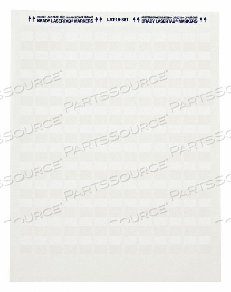 OEM#: LAT-17-361-1ЛАМИНИРОВАННЫЕ МАРКЕРЫ ДЛЯ ПРОВОДОВ И КАБЕЛЕЙ PK16 от Brady Americas