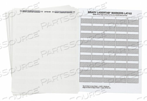 OEM#: LAT-52-361-1ЛАМИНИРОВАННЫЕ МАРКЕРЫ ДЛЯ ПРОВОДОВ И КАБЕЛЕЙ PK23 от Brady Americas