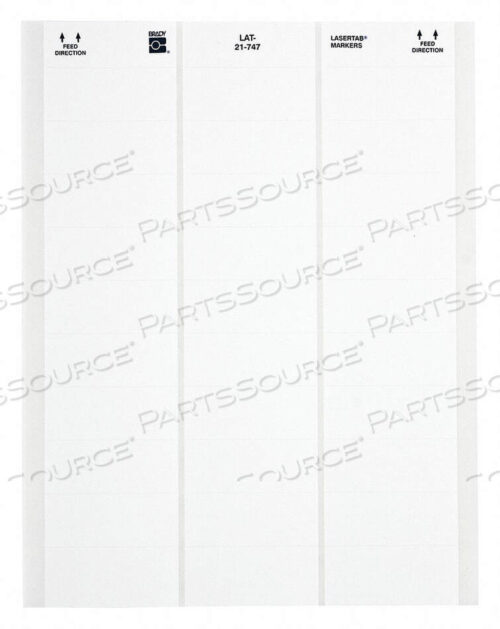 OEM#: LAT-21-747-1МАРКЕР ПРОВОДА ПОЛИЭСТЕР PK38 от Brady Americas