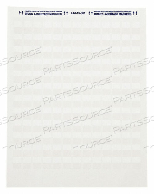 OEM#: LAT-19-361-1ЛАМИНИРОВАННЫЕ МАРКЕРЫ ДЛЯ ПРОВОДОВ И КАБЕЛЕЙ PK48 от Brady Americas