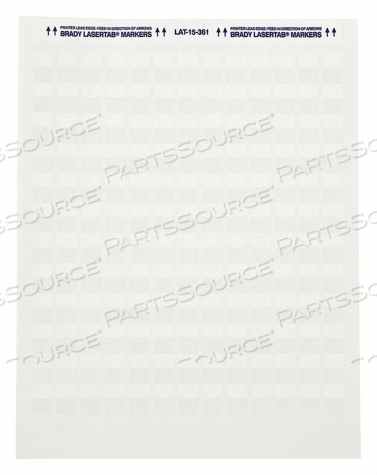 OEM#: LAT-19-361-1ЛАМИНИРОВАННЫЕ МАРКЕРЫ ДЛЯ ПРОВОДОВ И КАБЕЛЕЙ PK48 от Brady Americas