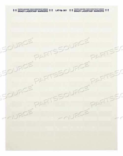 OEM#: LAT-16-361-5ЛАМИНИРОВАННЫЕ МАРКЕРЫ ДЛЯ ПРОВОДОВ И КАБЕЛЕЙ PK60 от Brady Americas
