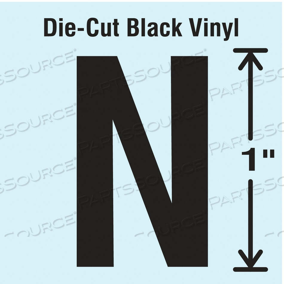 OEM#: DBV-1-N-10ЭТИКЕТКА С ВЫРЕЗНЫМИ БУКВАМИ N 10 КАРТОЧЕК PK10 от Strance, Inc.