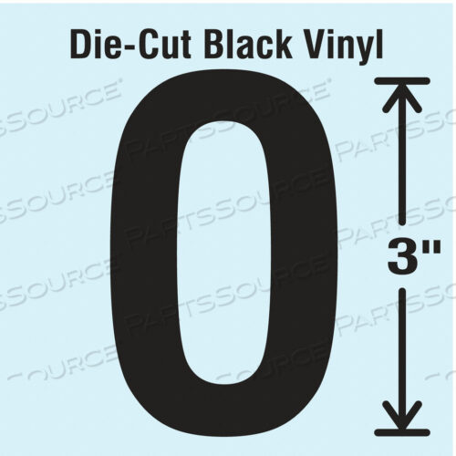OEM#: DBV-3-O-10DIE CUT LETTER LABEL O 10 CARDS PK10 by Strance, Inc.