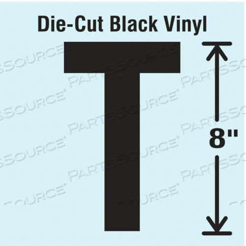 OEM#: DBV-SINGLE-8-TDIE ВЫРЕЗАННАЯ БУКВЕННАЯ ЭТИКЕТКА T от Strance, Inc.