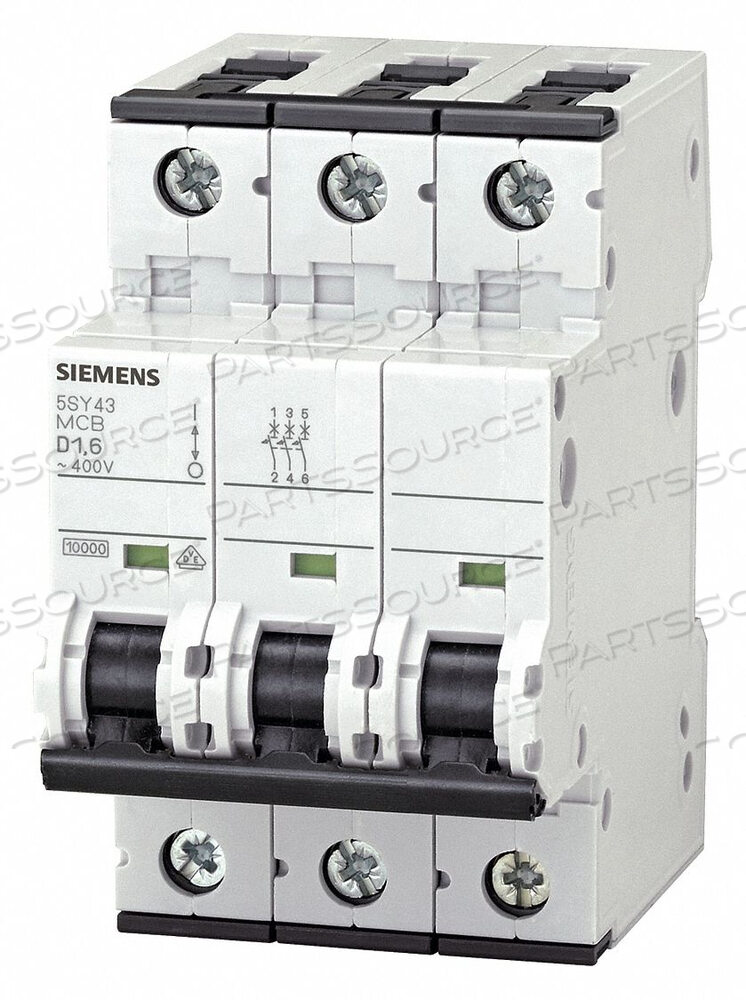 OEM#: 5SY43158IEC SUPP PROTECTOR 1.6A 400VAC 72VDC 3P от Siemens