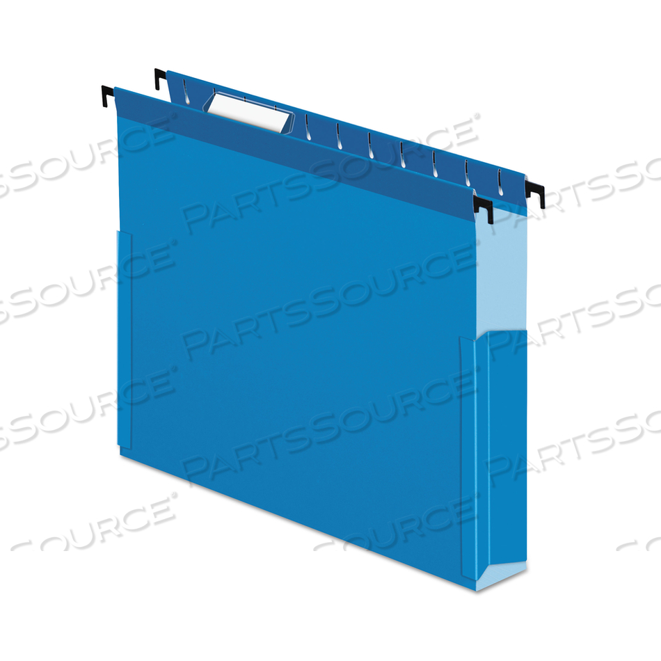 OEM#: 59203УСИЛЕННАЯ ПОДВЕСНАЯ ФАЙЛ-КОРОБКА SUREHOOK С ДОПОЛНИТЕЛЬНОЙ ВМЕСТИМОСТЬЮ, 1 СЕКЦИЯ, ВМЕСТИМОСТЬ 3, ФОРМАТ LETTER, ВЫСОКОСКОРОСТНЫЕ ЯЩИКИ, СИНИЙ, 25 ШТ./КОРОБКА от Esselte Pendaflex Corp.