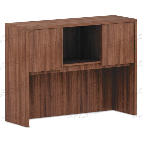 OEM#: VA284815WAALERA VALENCIA SERIES HUTCH WITH DOORS, 3 COMPARTMENTS, 47.13W X 15D X 35.38H, MODERN WALNUT by Alera