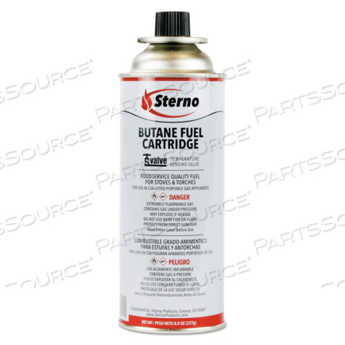 OEM#: 50162БУТАНОВЫЙ ТОПЛИВНЫЙ КАРТРИДЖ, 8 УНЦИЙ от Sterno