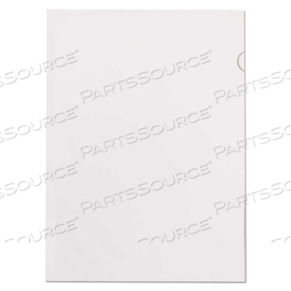 OEM#: 61504EEPOLY COLOR TRANSPARENT FILE JACKETS, LETTER SIZE, CLEAR, 50/BOX by Esselte Pendaflex Corp.