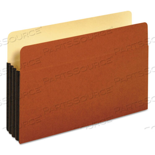 OEM#: 64264FILE POCKET WITH TYVEK, 3.5 EXPANSION, LEGAL SIZE, REDROPE, 10/BOX by Esselte Pendaflex Corp.