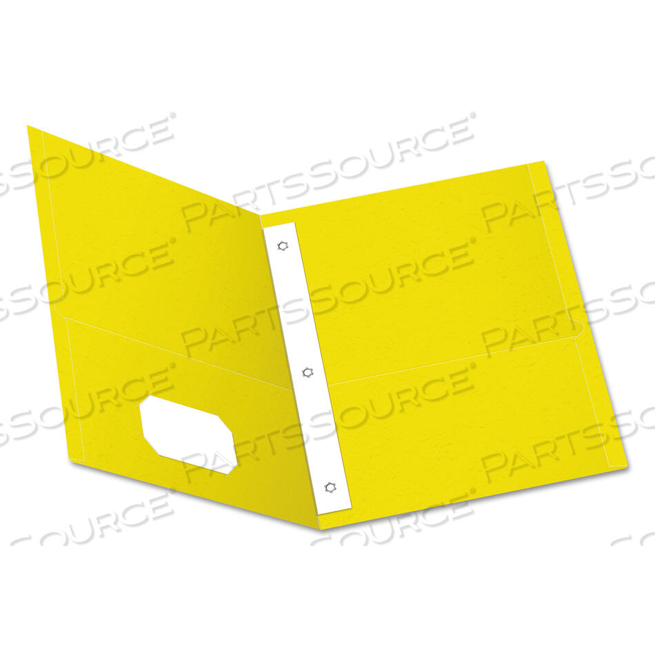 OEM#: 57709ПАПКА С ДВУМЯ КАРМАНАМИ И 3 ЗАСТЕЖКАМИ, ВМЕСТИМОСТЬЮ 0,5, 11 X 8,5, ЖЕЛТАЯ, 25/КОРОБКА от Oxford