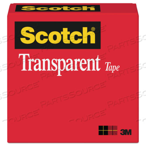OEM#: 600121296TRANSPARENT TAPE, 1 CORE, 0.5 X 36 YDS, TRANSPARENT by 3M Consumer