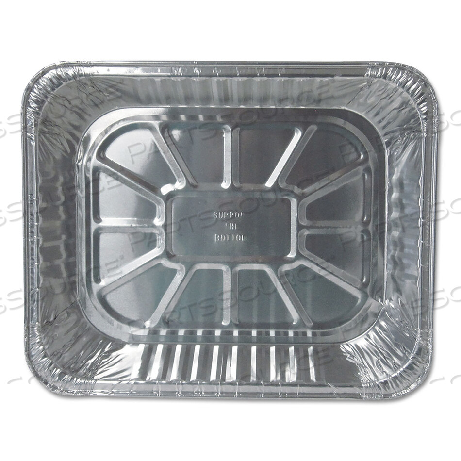 OEM#: 6132-100ALUMINUM STEAM TABLE PANS, HALF-SIZE DEEP?120 OZ., 2.56 DEEP, 10.38 X 12.75, 100/CARTON by Durable Packaging International