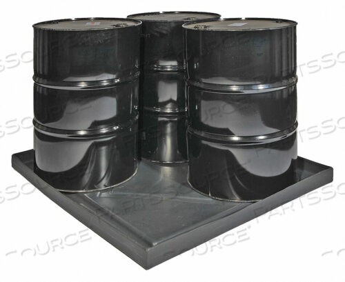 OEM#: 5004-BKBBLACK DIAMOND 4-DRUM ECONO SPILL SHELL - 51 X 47 X 5 - КРЫШКА 36 ГАЛЛОНОВ от Enpac