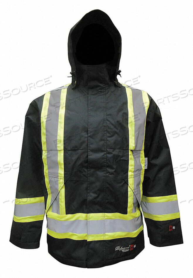 OEM#: 3907FRJ-MFLAME RESISTANT RAIN JACKET BLACK M от Viking