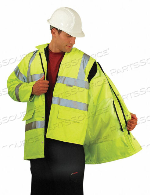 OEM#: LUX-TJFS-YLPREMIUM 5-IN-1 ПАРКА, КЛАСС 3, HI-VIS ЖЕЛТЫЙ, L от Occunomix