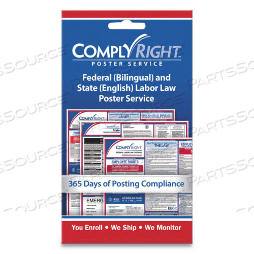 OEM#: 098434СЕРВИС ПЛАКАТОВ ПО ТРУДОВОМУ ПРАВУ, ГОСУДАРСТВЕННОЕ ТРУДОВОЕ ПРАВО, 4 X 7 от Complyright