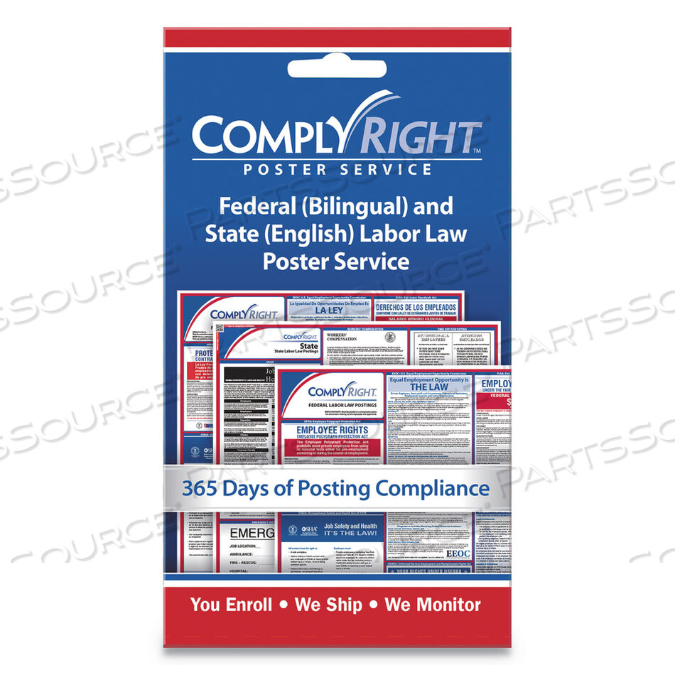 OEM#: 098434СЕРВИС ПЛАКАТОВ ПО ТРУДОВОМУ ПРАВУ, ГОСУДАРСТВЕННОЕ ТРУДОВОЕ ПРАВО, 4 X 7 от Complyright