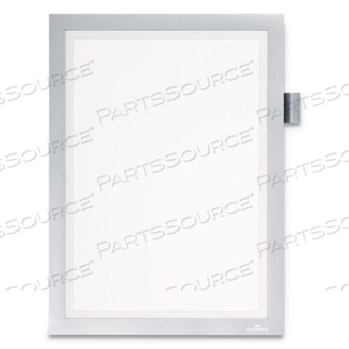 OEM#: 477323ДЕРЖАТЕЛЬ ДЛЯ ЗНАЧКА DURAFRAME, 8,5 X 11, СЕРЕБРЯНАЯ РАМА от Durable