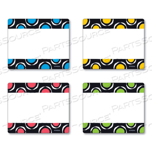 OEM#: T68901ОТЛИЧНЫЕ БИРКИ С ИМЕНЕМ, ДИЗАЙН В ТОЧКИ, 3 X 2,5, РАЗНЫЕ ЦВЕТА, 36 ШТ./УПАКОВКА по Trend