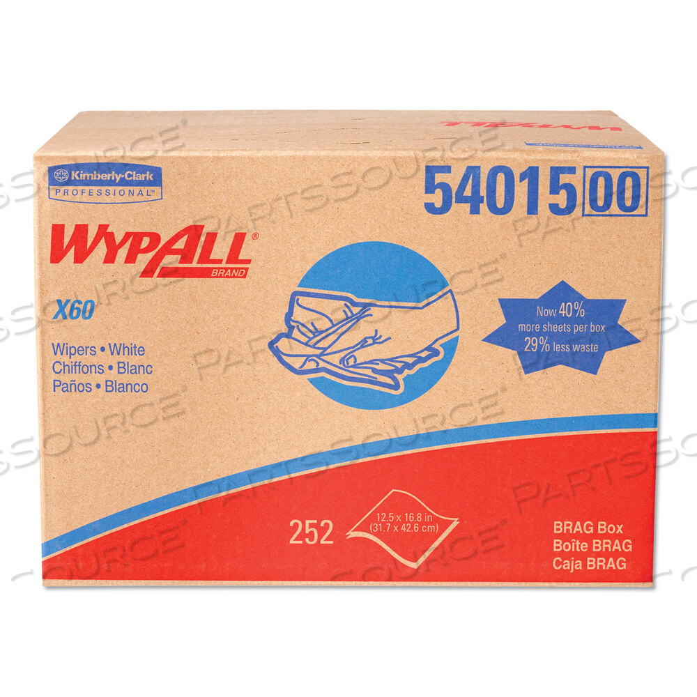 OEM#: 54015САЛФЕТКИ GENERAL CLEAN X60, 12,5 X 16,8, БЕЛЫЕ от WypAll