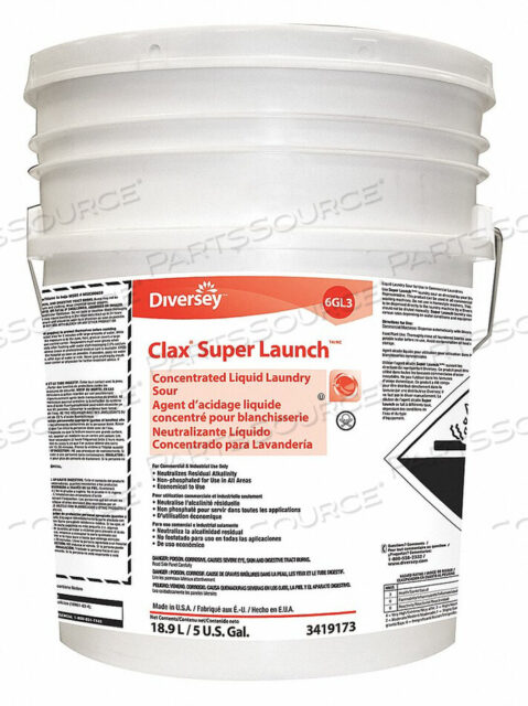 OEM#: 93419173Жидкое моющее средство для стирки SOUR 5 галлонов, ведро от Diversey