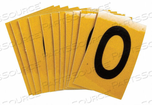 OEM#: 5920-0ЭТИКЕТКА С НОМЕРОМ 0 1-1/2IN.HX1IN.W PK25 от Brady Americas