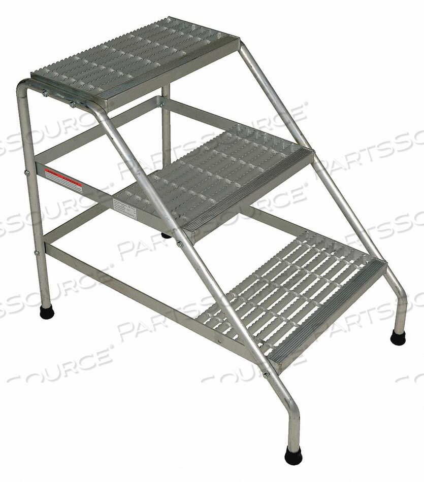 OEM#: SSA-3-KDALUMINUM STEP STAND - 3 STEP - KNOCK-DOWN by Vestil Manufacturing Corp.
