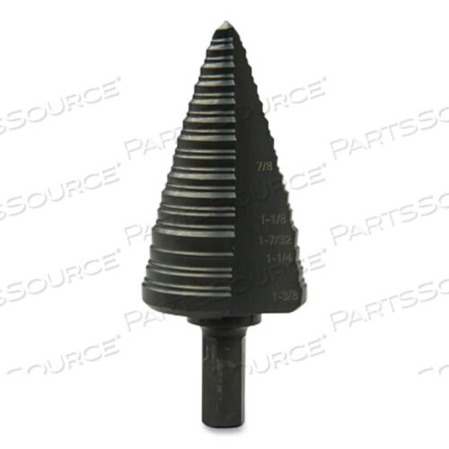 OEM#: GSB12BIT, STEP, ОТВЕРСТИЕ МИН.: 3/16 ДЮЙМА, ОТВЕРСТИЕ МАКС.: 1-3/8 ДЮЙМА, ПАТРОН 1/2 ДЮЙМА, НАСАДКА № 12 от Greenlee