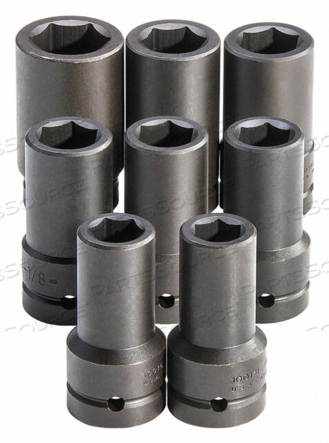 OEM#: J76108 НАБОР ГОЛОВОК IMPACT BLACK OXIDE 8PCS. от Proto