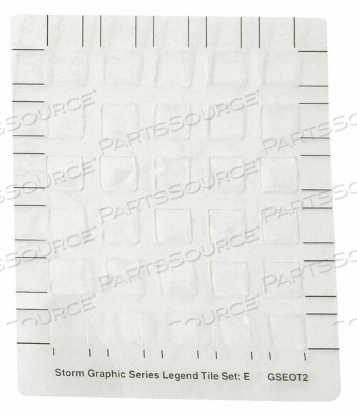 OEM#: GFX/GFXI KEYTOP TILES ELEGEND TILE SET E от Storm Interface