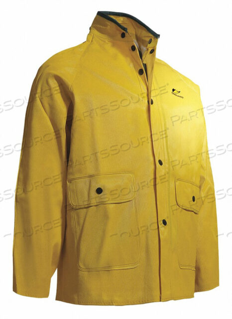 OEM#: 76032 2X 00ONGUARD WEBTEX ЖЕЛТАЯ КУРТКА С КНОПКАМИ НА КАПЮШОНЕ, ПВХ, 2XL от Dunlop