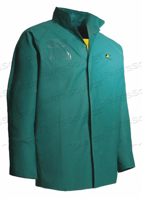 OEM#: 7103200CHEMTEX RAIN JACKET HOOD SNAPS GREEN M от Dunlop