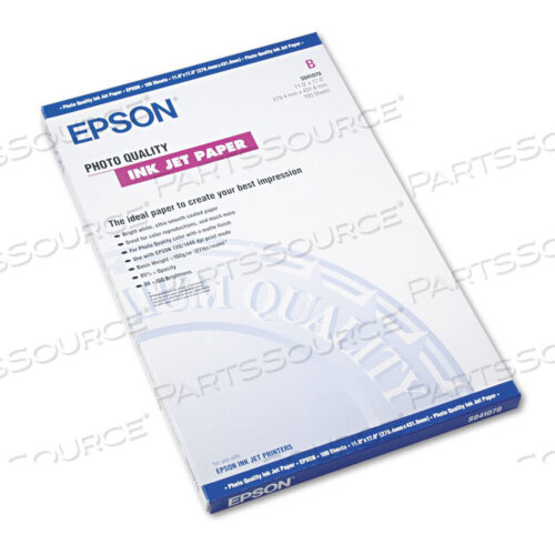 OEM#: S041070MATTE PRESENTATION PAPER, 4.9 MIL, 11 X 17, MATTE BRIGHT WHITE, 100/PACK by Epson