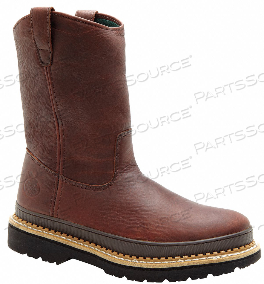 OEM#: G4374WELLINGTON BOOT 9 WIDE BROWN STEEL PR от Georgia Boot