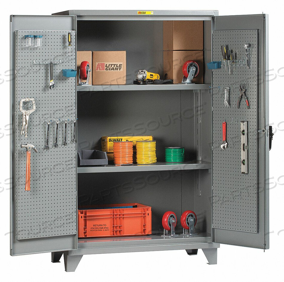 OEM#: SSL2-A-2460-PBDSHELVING PEGBOARD CABINET 78 H 60 W GRAY от Little Giant