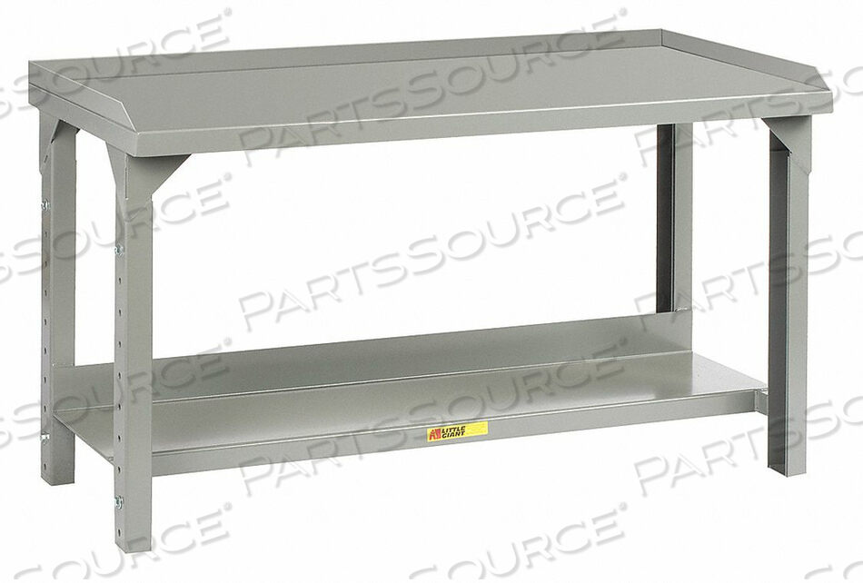 OEM#: WSL2-3060-AH60W X 30D WELDED STEEL WORKBENCHES W/ BACK AND END STOPS, ADJ. HEIGHT by Little Giant