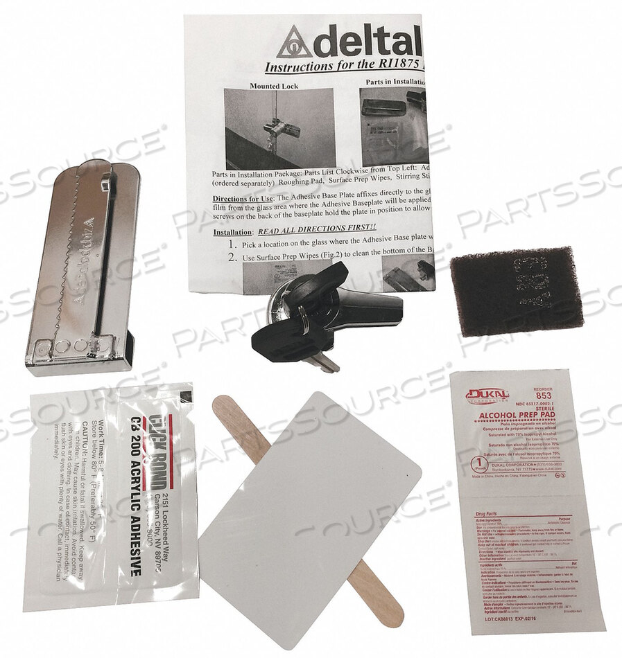 OEM#: G RR1250ADEXPCSM1DISC TUMBLER RATCHET LOCK POLISHEDCHROME от Delta Lock