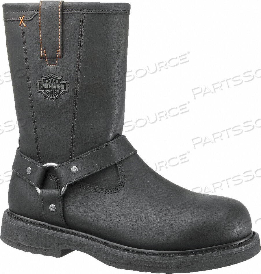 OEM#: D95328WELLINGTON BOOT 9 MEDIUM BLACK STEEL PR от Harley Davidson