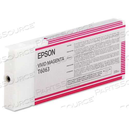OEM#: T606300T606300 (60) ЧЕРНИЛА, ЯРКО-ПУРПУРНЫЙ от Epson