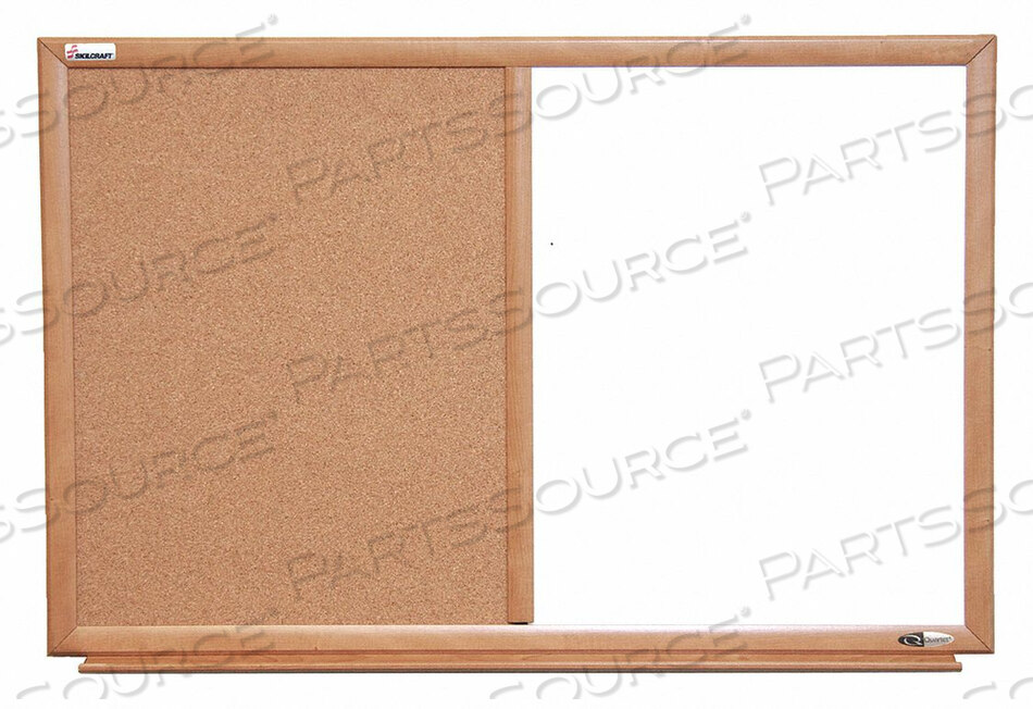 OEM#: 7110-01-568-0401COMBINATION BULLETIN BOARD 36INWX24INH by Ability One