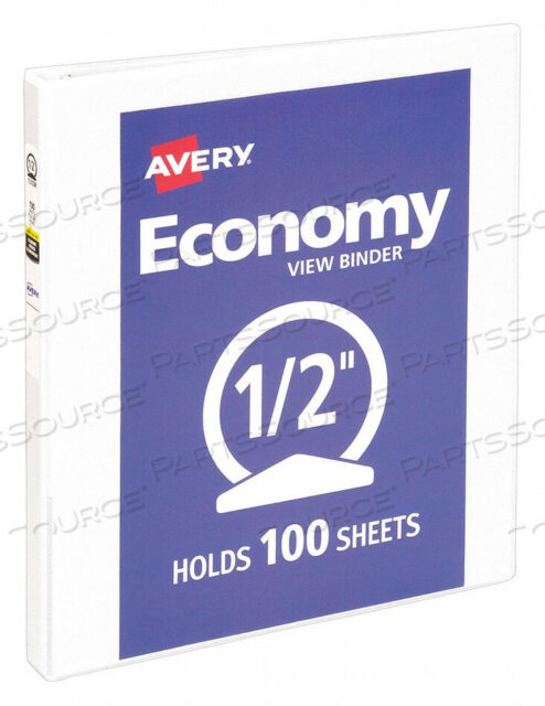 OEM#: AVE057063-ПАПКА-ПОДПИШКА НА КОЛЬЦАХ 1/2 БЕЛАЯ от Avery