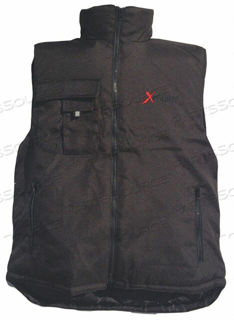 OEM#: 5705-RXL3BINSULATED VEST MENS 3X BLACK by Xploro WorkWear Inc.